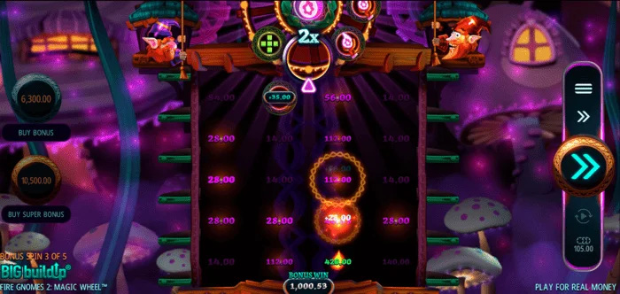 Fire Gnomes 2 Magic Wheel - gridi ya Free Spins yenye majukumu yanayoendelea