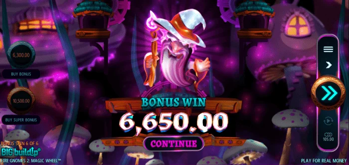 Fire Gnomes 2 Magic Wheel - ushindi wa bonasi